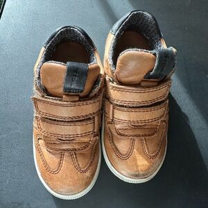 Cozy Brown Kids Sneakers with Velcro by Froddo